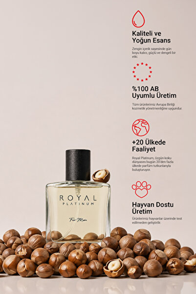 Royal Platinum M600 Erkek Parfüm EDP 50 ML | Odunsu Seri
