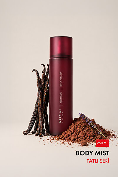 Royal Platinum Body Mist W117 Vanilla (Vücut ve Saç Spreyi) EDP 250 ML | Vani...