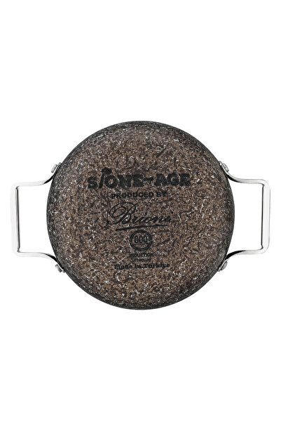 Brioni Stone-Age Terra 20 cm Çizilmez Yanmaz Yapışmaz İndüksiyonlu Sahan