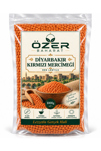 Diyarbakır Kırmızı Mercimeği 1Kg