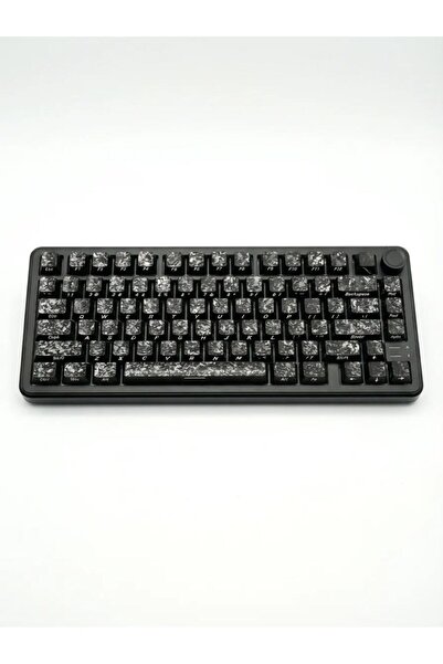 Choice keycaps Forged Carbon Fiber Pattern Keycaps – Side-Engraved, Non-Backl...