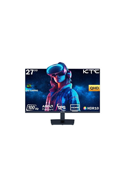 KTC H27T27 27" 100 Hz (HDMI + Dısplay Port ) 2560×1440 Freesync WQHD IPS Flat...