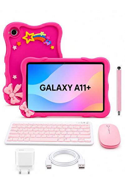 Samsung Galaxy Tab A11 Plus 11'' 6GB 128GB TABLET+KILIF+KLAVYE+MOUSE+ŞARJ BAŞ...