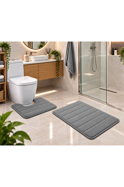 OPTIM DEKO Covorase de Baie ®OPTIMDEKO, Spuma cu Memorie, 80x50 cm + 50x40 cm...