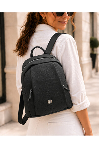 Just Polo Women's Medium Size Multi-Compartment and Lined Luxury Backpack Sho...