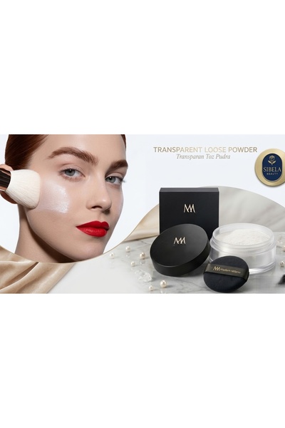 SİBELA BEAUTY GÜZEL GÖRMEK GÜZEL DÜŞÜNDÜRÜR Madam. M Sheer Powder, Transparen...