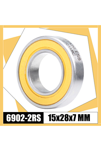 Choice 6902-2RS Stainless Bearing 15*28*7 mm 1PC ABEC-3 6902 RS For DTSwiss 3...