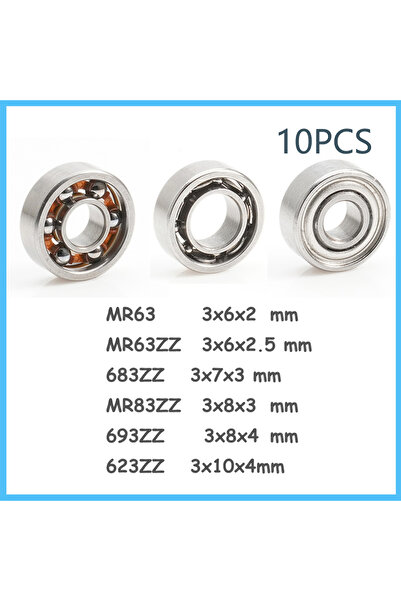Choice1 683ZZ 3x7x3 10Pcs 3mm ID MR63ZZ MR83ZZ 683ZZ 693ZZ 623ZZ MR63 MR83 De...