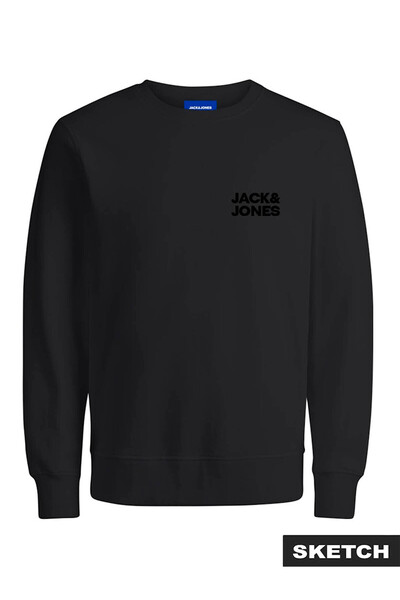 Jack & Jones Jack Jones Logo Crew Neck Relax Fit Men's Sweat 12290659