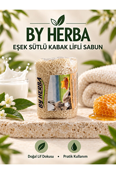 Ece Ronay BY HERBA NATUREL EŞEK SÜTLÜ KABAK LİFLİ NEMLENDİRİCİ PEELİNG ETKİLİ...