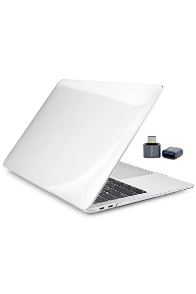Mcstorey MacBook Air 13.3 İnç A2337 M1 A2179 A1932 Uyumlu Kristal Parlak Şeffaf Sert Kılıf Hard Case Koruyucu Kapak İnce Hafif