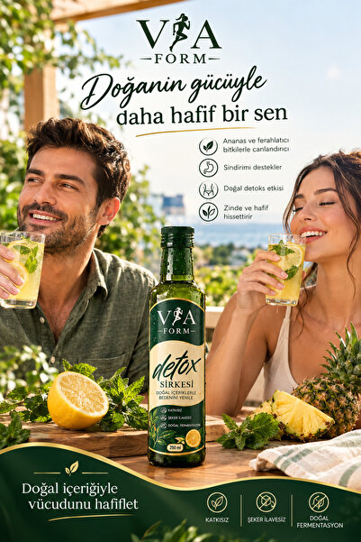 VİA FORM Detox Sirkesi Mix 250ml