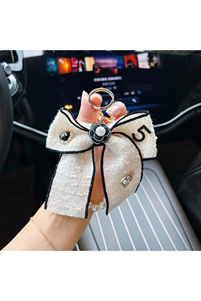 Choice WHITE Creative Xiaoxiang Butterfly Knot Keychain, Women's Fashion Pear...