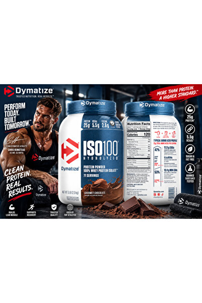 Dymatize ISOLATE 100 İzole Protein Powder 2,3 KG - ABD VERSİYON