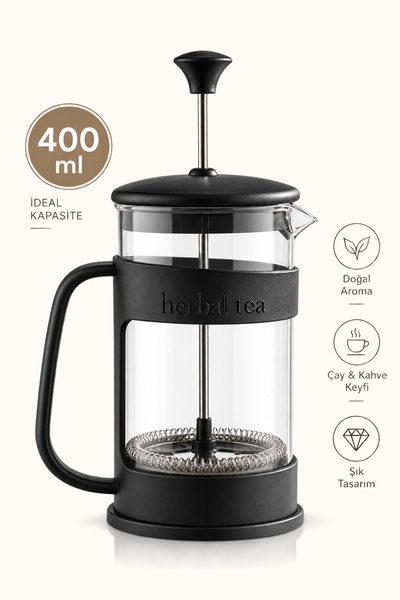 Porsima Barista 400 Ml French Press Siyah