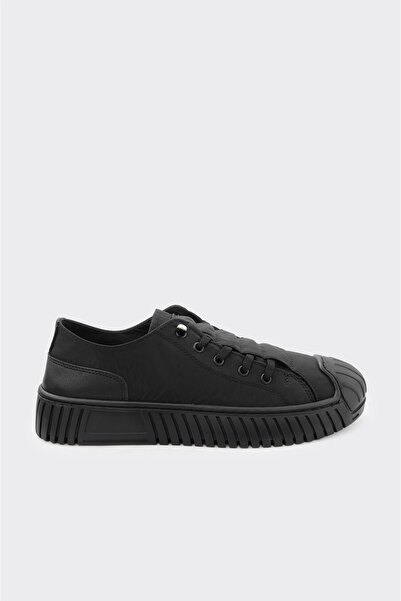 derinet Lastik Bağcıklı Kadın Sneaker
