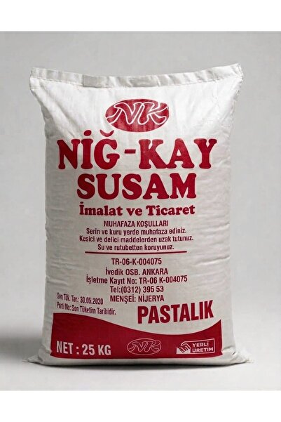 25 Kg Pastalık Susam
