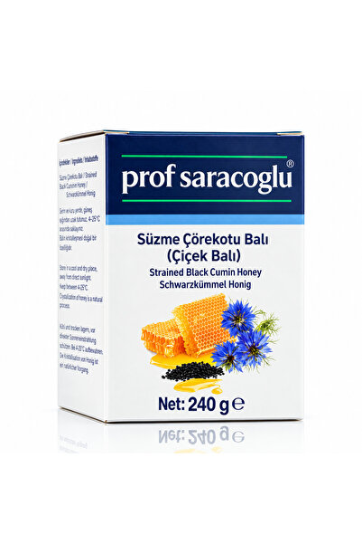 prof saracoğlu %100 Süzme Çörek Otu Balı 240 G - Doğal Çörekotu Çiçek Balı