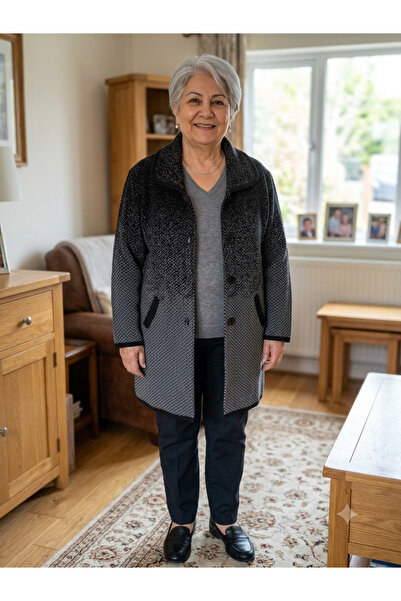 SENFONİ Büyük Beden Anne Ceket Hırka