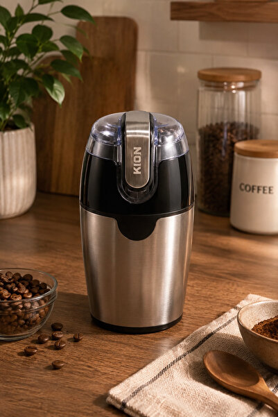Kion Coffee Grinder, 200W, Powerful, Premium Marketplace Choice, Stainless Steel