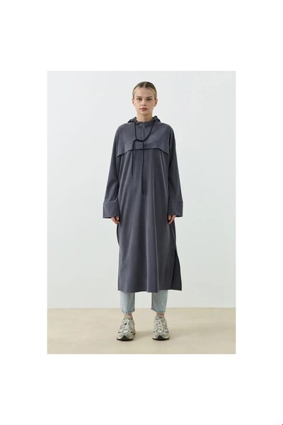 QANU Aerın Uzun Sweatshirt Antrasit