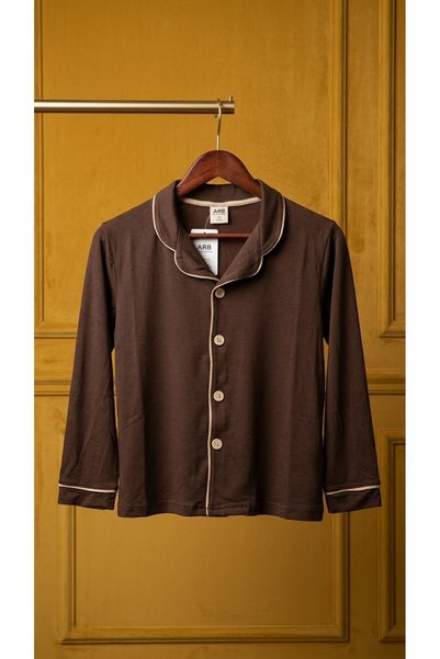 Enie Unisex Children's Bitter Brown Eye Patch Pajama Set