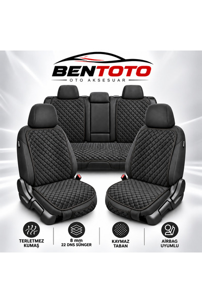 BENT OTO OTO AKSESUAR Bentoto Universal Car Seat Cushion 7 Piece Thai Feather...