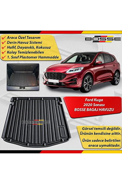 BOSSE Ford Kuga Bagaj Havuzu 2020 Sonrası Araca Özel 3D Bagaj Havuzu