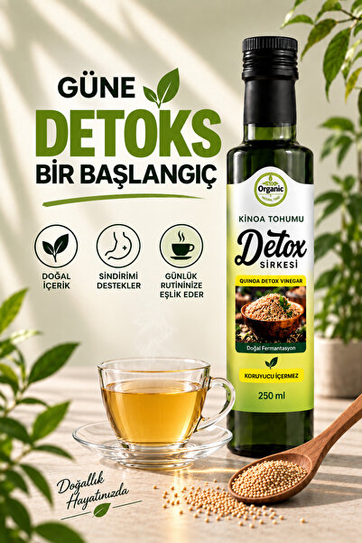 Dermiora Detoks Kinoa Sirkesi 250 ml Doğal Fermantasyon