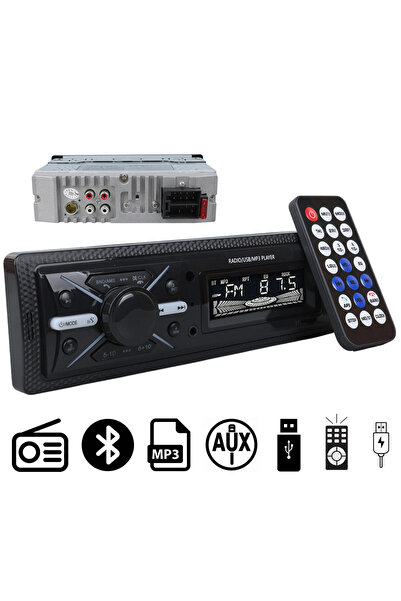 Genel Markalar CARSTAR CS-960 7 RENKLİ ÇİFT USB/SD/FM/AUX/BLUETOOTH KUMANDALI...