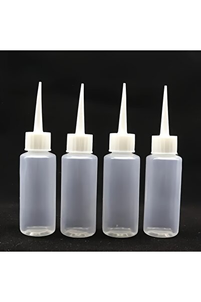 Choice Plastic 50ml 4PCS 4 Pack Leak Proof Squeeze Bottles with Precision Tip...