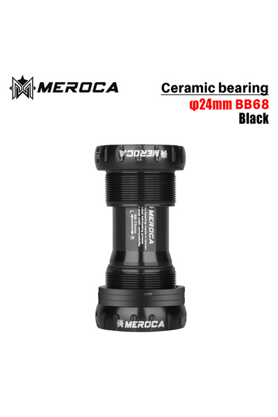 Choice Black BB68 BSA Bicycle Bearing Bottom Bracket BB68 mtb Mountain bike h...
