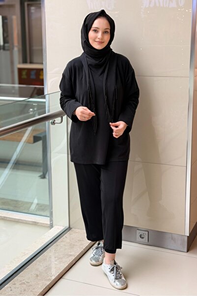 Ghisa Beaded Shawl Collar Tunic Trousers Set