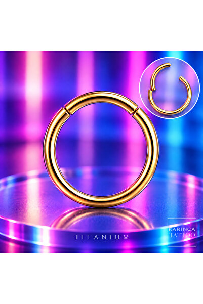 Karınca Piercing Tam Halka Titanyum Piercing Tragus Helix Rook Daith Snug Kaş...