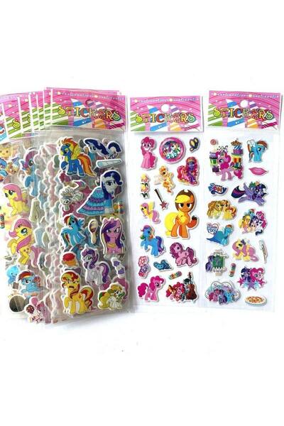 Choice Hasbro Random Random 12pcs 12Sheets/Set Kawaii My Little Pony Stickers...