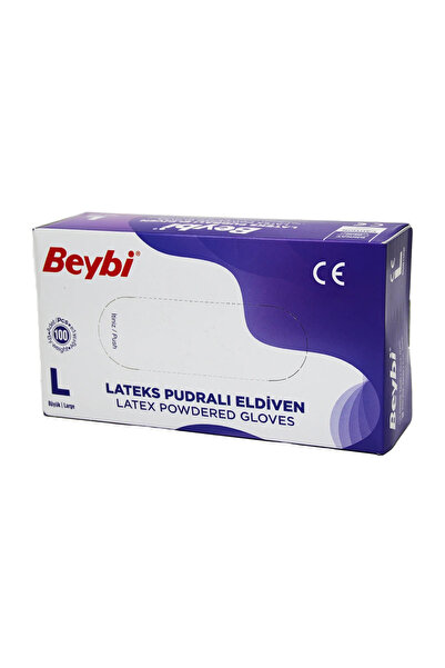SS HOME CONCEPT Beybi L Powdered Examination Gloves 100Pcs