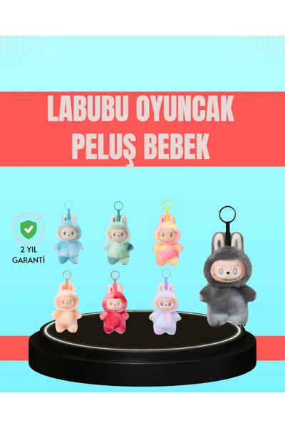 SS HOME CONCEPT Soft fabric 20 cm labubu plush - suitable for ages 3 and up