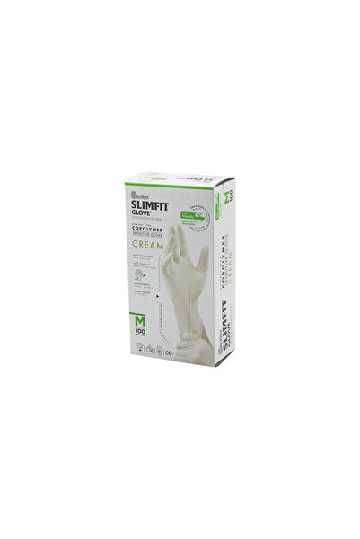 SS HOME CONCEPT Reflex Slimfit Glove Kod-029 m Cream Powder-Free Examination ...
