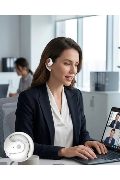 SS HOME CONCEPT Bluetooth Kulaklık Çift Mikrofonlu Uzun Kullanım Süreli ve Hızlı Şarj Özellikli