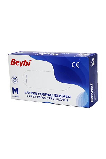 SS HOME CONCEPT Beybi m Powdered Examination Gloves 100Pcs