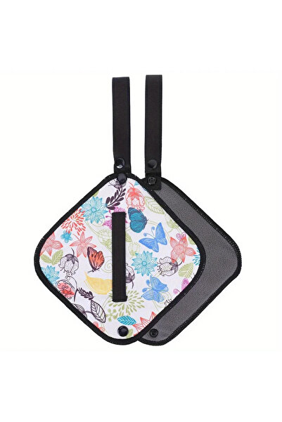 Choice Butterfly Flower Pee Cloth Reusable Camping Toilet Paper Outdoors Pads...