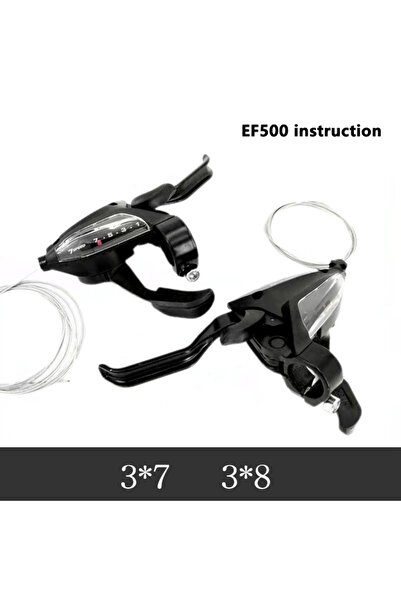 Choice 3x8 3x7 21 Speed Bicycle Shifter Levers Brake Cycling Disc Handle Brak...