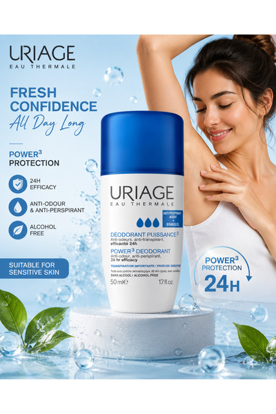 Uriage Deodorant for Very Sweaty Skin - 50 ml