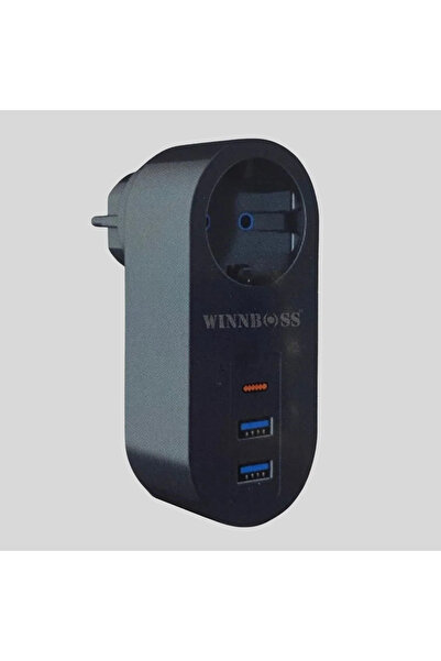 SS HOME CONCEPT 1 Child-Proof, Heat-Resistant 2500Watt Socket with 2 Usb, 1 T...
