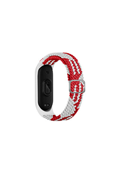 SS HOME CONCEPT حزام Xiaomi Mi Band 4 - أبيض-أحمر