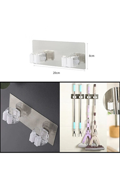G Glixicom Set 2 Suporturi pentru Matura Mop sau Unelte Autoadezive cu Sustin...