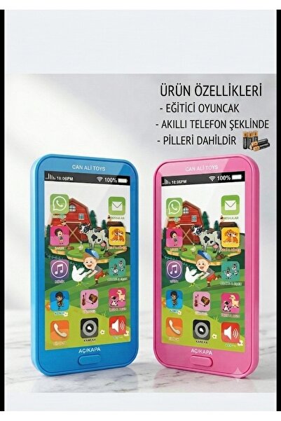 BALKİZ Işıklı ve müzikli oyuncak Dokunmatik telefon