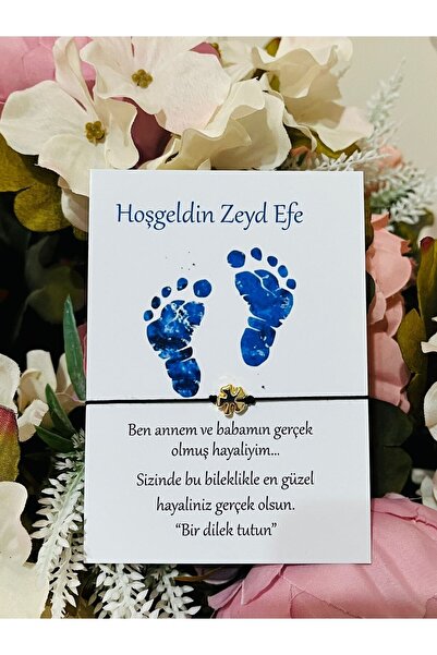 EminönüToptanSüs Bursatasarimdünyası Footprint Concept Clover Bracelet 16 Pieces