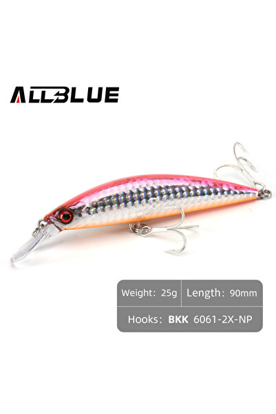Choice 90MM Color D ALLBLUE Heavy Weight Minnow 90mm/110mm Sinking Jerkbait L...