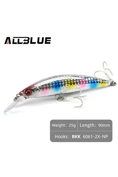Choice 90MM Color C ALLBLUE Heavy Weight Minnow 90mm/110mm Sinking Jerkbait L...